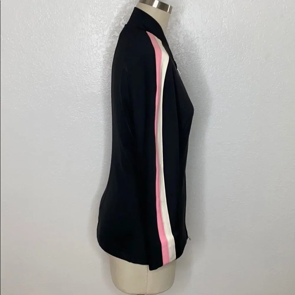 BOGNER black zip ski cold weather snow pink Y2K waterproof  jacket S